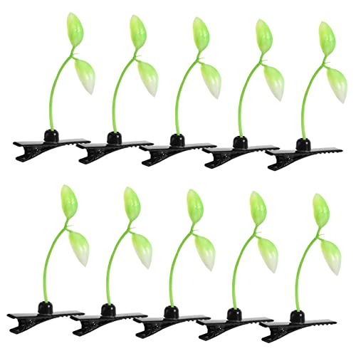 Supvox 10stücke Damen Haarspangen Grün Haarnadeln Kopfbedeckungen Für Zuhause Schule Party von Supvox