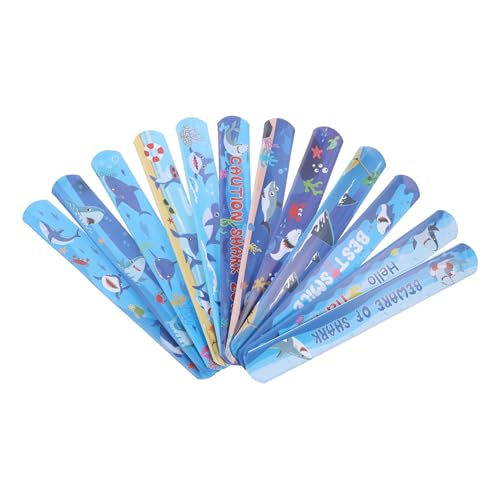 Supvox 12stücke Fischstil Slap Armbänder Für Junge Mädchen Party Geschenke Strand Dekoration Handgelenk Bänder von Supvox