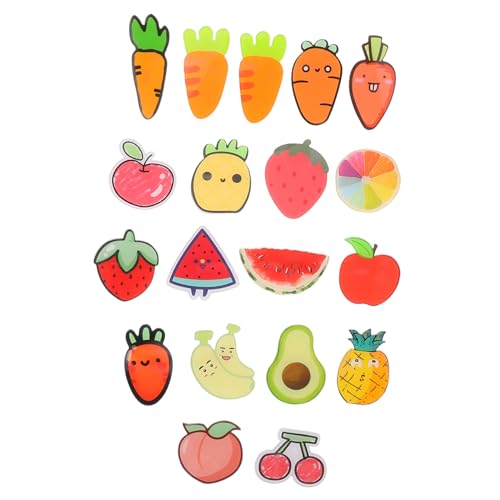 Supvox 19 Stück Cartoon Obst Broschennadeln Anstecker Aus Acryl In Erdbeer Wassermelonen Pfirsich Und Kirschform – Sommerparty Dekorationsnadel Für Kleidung Im Gemischten Stil von Supvox