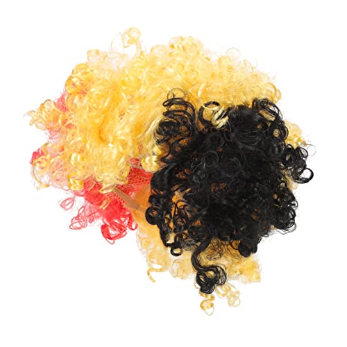 Supvox Perücke Clown Tragbar Karneval Partyzubehör Clownhaar Requisite Verschleißfest Lustig Cosplay Sportveranstaltung Festival Kostümparty Beeindrucken von Supvox