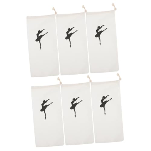 Supvox 2 Sätze Spitze Schuhe Aufbewahrungstasche Ballettschuhtasche Ballettschuhe Tanztasche Tanzschuhtasche Balletttasche Tragetaschen Schuhregale Schuhregal Mädchen 6 Stück * 2 von Supvox