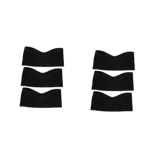 Supvox 2 Sätze Stirnband Kopftuch Kopftücher Schützendes Kopfband Ohrwaermer Winddichtes Haarband Unisex-ohrwärmer Winter-ohrenwärmer Kletterndes Haarband Polarfleece Black 3 Stück * 2 von Supvox