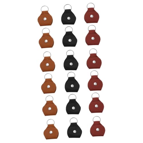 Supvox 2 Sätze Teiliges Pu Gitarren Pick Organizer Aufbewahrungstasche Mit Schlüsselring Für Plektren Musiker Unterwegs 9 Stücke * 2 von Supvox
