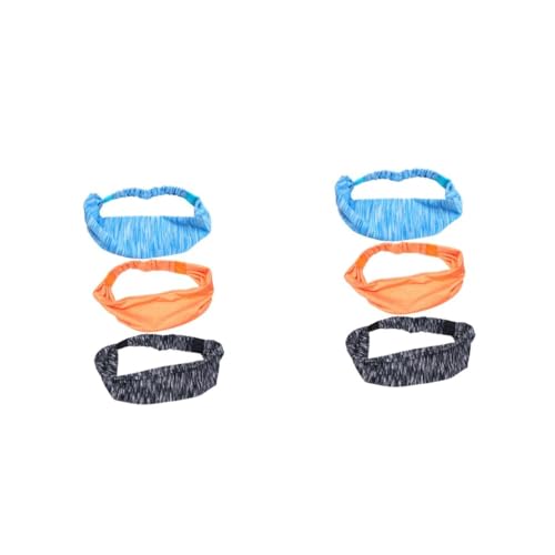 Supvox 2 Sätze Yoga-kopfbedeckung Stirnband Schweißbänder Armbänder Stirnbänder Kopfschweißbänder Für Herren Schweißband Neon-schweißbänder Haarband 3 Stück * 2 von Supvox