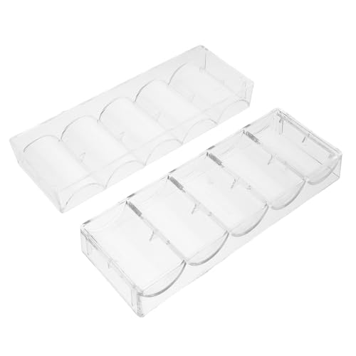 Supvox 2 Stück Chip-Box Chipplatte Hüllen für Chipsschalen Chip -Tablett Poker -Chip -Fall Poker -Chiphalter Chips-Platte Pokerkartenspeicher Chips-Organizer Acryl Transparent Supvox 2 Stück Chip-Box Chipplatte Hüllen für Chipsschalen Chip -Tablett Poker -Chip -Fall Poker -Chiphalter Chips-Platte Pokerkartenspeicher Chips-Organizer Acryl Transparent von Supvox