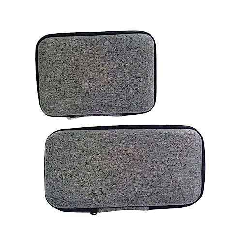 Supvox 2 Stück Mikrofon Aufbewahrungstasche Tragbare Organizer für Elektronik Zubehör mit Reißverschluss für Mikrofone und Kopfhörer Reise und Lagerung von Supvox