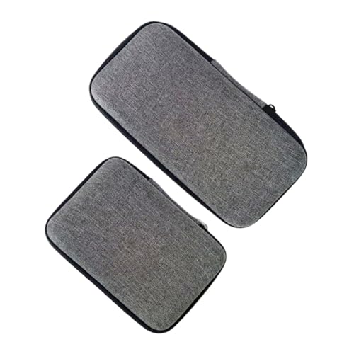 Supvox 2 Stück Mikrofon Aufbewahrungstaschen mit Reißverschluss Kompakte Tragbare Elektronik Organizer Taschen für Kabel Adapter Powerbank Ohrhörer Digital Zubehör Robust und Vielseitig von Supvox