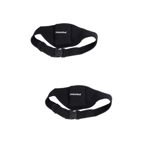 Supvox 2st Mikrofon Gürteltasche Sender-tragegurt Yoga-gürtelhalter Körpermikrofon Mikrofontasche Hüftgurt-Headset-Smartphone Taillenband Für Männer Nylon Fitnessband Einstellbar Mann von Supvox