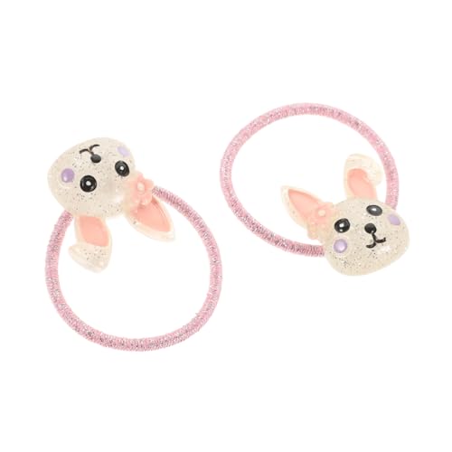 Supvox 2stücke Elastische Haargummis Für Mädchen in Hasenform Haar-accessoires Aus Strapazierfähigem Material Für Kleinkinder Und Kleine Mädchen von Supvox