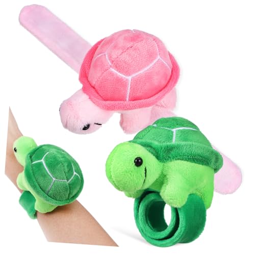Supvox 2 Stück Teiliges Plüsch Schildkröten Slap Armbänder Snap Wrist Bands Kuschelig Weiche Cartoon Cuff Wrist Bands Geschenkideen für Party und Alltag Supvox 2 Stück Teiliges Plüsch Schildkröten Slap Armbänder Snap Wrist Bands Kuschelig Weiche Cartoon Cuff Wrist Bands Geschenkideen für Party und Alltag von Supvox