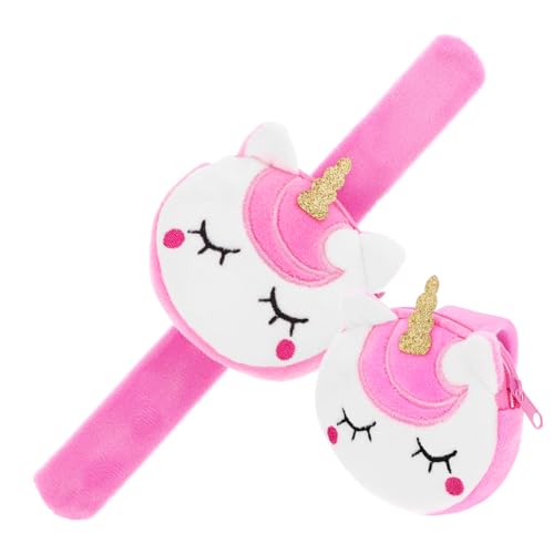 Supvox 2 Stück Einhorn Schlagarmband Für Kinder Bunte Slap Bands Als Partygeschenke Und Geldbörse Kreatives Handgelenkspielzeug Für Mädchen Und Jungen Vielseitige Verwendung Für von Supvox