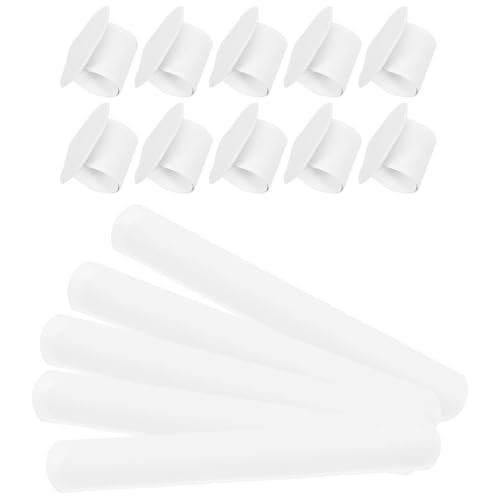 Supvox 20 Stck Teiliges Weißes Snap Armband Robuste PVC Slap Wristbands für DIY Kreativität für Party und Alltag Langlebig und Praktisch für Mädchen und Jungen von Supvox