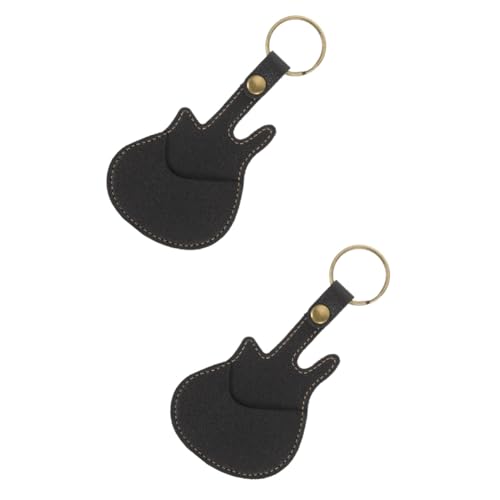 Supvox 2st Gitarren-Pick-Set Tote-Einsatz-Organizer Plektrumhalter Für Gitarren Halter Für Gitarrenpickel Mittlere Gitarrenpicks Plektrenetui Aus Leder Haut Messing Elektrische Gitarre von Supvox