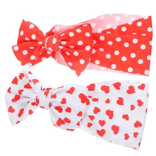 Supvox 2stücke Stirnbänder Mit Schleife Pack Haarbänder Für Junge Mädchen Leicht Und Für Partys Und Festliche Anlässe Zarte Kopfschmuck Accessoires Abdrücke von Supvox