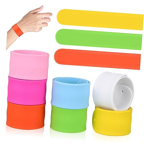 Supvox 36 Stücke Silikon Schnapparmbänder für Kinder und Erwachsene Buntes Slap Armband Satz für Partys und Bastelaktivitäten Vielseitig Einsetzbar Geschenkidee für Besondere Anlässe von Supvox