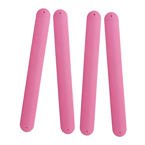 Supvox 4stücke Junge Mädchen Slap Armbänder Diy Silikon Farbige Slap Armbänder Klapparmbänder Für Festivals Und Partys von Supvox