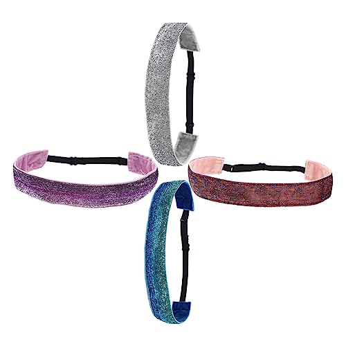 Supvox Kinder Haarband 4 Stück Sport-stirnband Für Kinder Haarschmuck Fitness Mädchen Kopfbedeckung Stoff Haarband Für Aktivitäten von Supvox