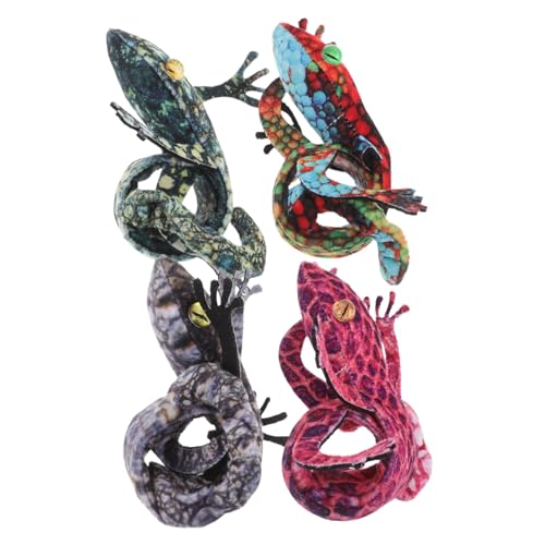 Supvox 4 Stück Teiliges Reptilien Klatscharmband mit Eidechsenmotiv Kindersicheres Halloween Armband Schnapparmband als Party Mitgebsel und Klassenzimmer Belohnung Einfach Anzuziehen für von Supvox