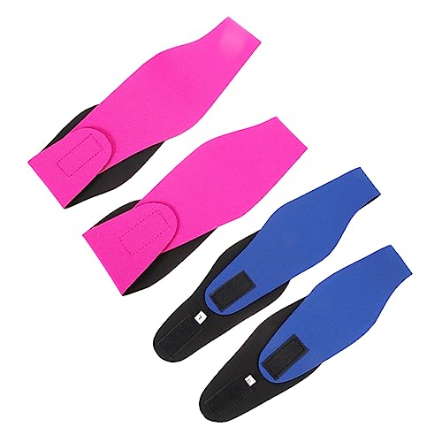 Supvox 4 Stück Schwimmendes Stirnband Wassersport-stirnband Yoga-stirnband Spa-stirnband Breiter Kopfwickel Kopftuch Aus Stoff Atmungsaktiv Neopren Fitnessgeräte Männer Und Frauen von Supvox