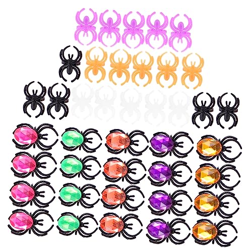 Supvox 40 Stück Teiliges Spinnen Ring aus Kunststoff Bunte Halloween Fingeraccessoires Leichte Spielringe für Kindergeburtstag Party Mitgebsel Passende Dekoration für Halloween Supvox 40 Stück Teiliges Spinnen Ring aus Kunststoff Bunte Halloween Fingeraccessoires Leichte Spielringe für Kindergeburtstag Party Mitgebsel Passende Dekoration für Halloween von Supvox