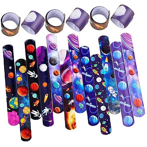 Supvox 48Stücke Spaß Slap Armbänder Spielzeuge Für Partys Geburtstagsfeiern Halloween Und Karneval Zufällige Designs Sicher Und Langlebig von Supvox
