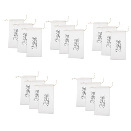 Supvox 5 Sätze Schuhwaschbeutel Ballettschuhe Aus Segeltuch Tanztaschen Balletttasche Tasche Für Tanzkostüme Hausschuhe Schuhe Für Mädchen Wäschebeutel Für Schuhe Flanell 3 Stück * 5 von Supvox