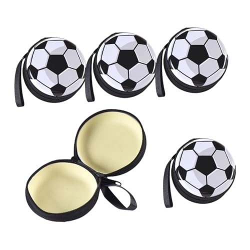 Supvox 5 Stück Teiliges Fußball Party Deko Kreative Runde Tinplate Geldbörsen für Snacks und Münzen Praktische Aufbewahrung für Fußballfans für Partys und Outdoor Aktivitäten Supvox 5 Stück Teiliges Fußball Party Deko Kreative Runde Tinplate Geldbörsen für Snacks und Münzen Praktische Aufbewahrung für Fußballfans für Partys und Outdoor Aktivitäten von Supvox
