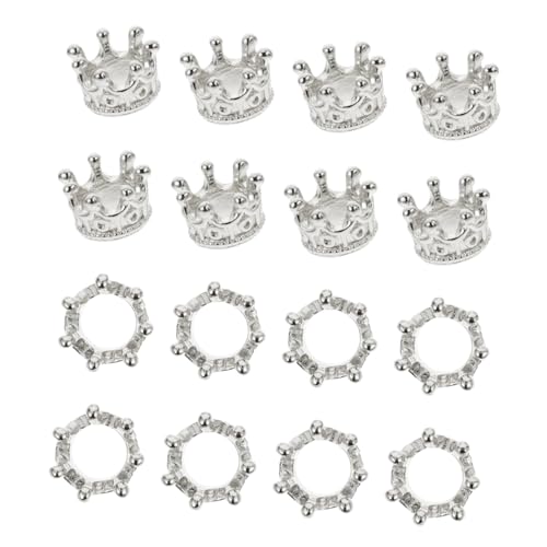 Supvox 50 Stück Mini Kronen Anhänger Legierungs Charms für DIY Schmuck Hohlform Schmuckzubehör für Armbänder Schlüsselanhänger Leicht und Tragbar Modisches Design Supvox 50 Stück Mini Kronen Anhänger Legierungs Charms für DIY Schmuck Hohlform Schmuckzubehör für Armbänder Schlüsselanhänger Leicht und Tragbar Modisches Design von Supvox