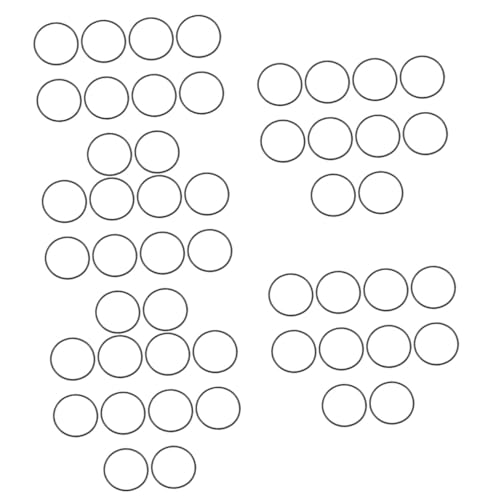 Supvox 50 Stück Teiliges Silikon Jelly Armbänder Extrem Elastisch und Dehnbar Retro Stil für Partys und Vielseitig als Hand und Haarband Geeignet Komfortabler Sitz von Supvox