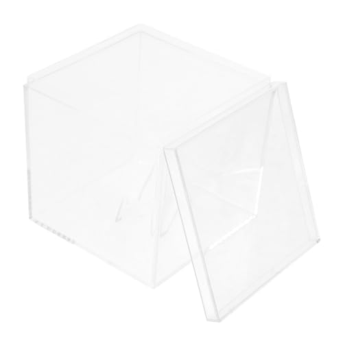 Supvox Acryl Gitarren Plektrum Aufbewahrungsbox mit Deckel Stabile Transparente Aufbewahrungsbox für Gitarren Ukulele und Bass Plektren Tragbarer Organizer für Musiker und Geschenkidee von Supvox