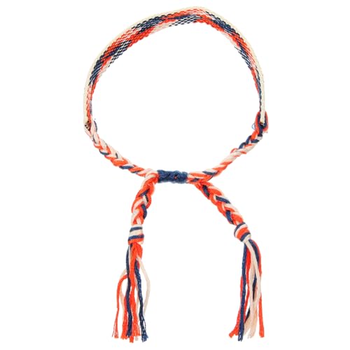 Supvox Boho Freundschaftsarmband Damen Verstellbar Handgefertigt Baumwoll Leinen Geflochten für Frauen mit Ethnischem Stil von Supvox