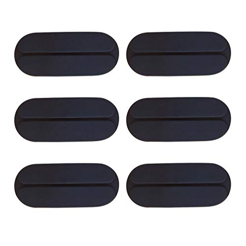 Supvox Bra Strap Cushions Shoulder Pain Relief Protectors Pads Silicone Breathable for Lady Girl Women Ladies Non Slip 6PCS Black von Supvox