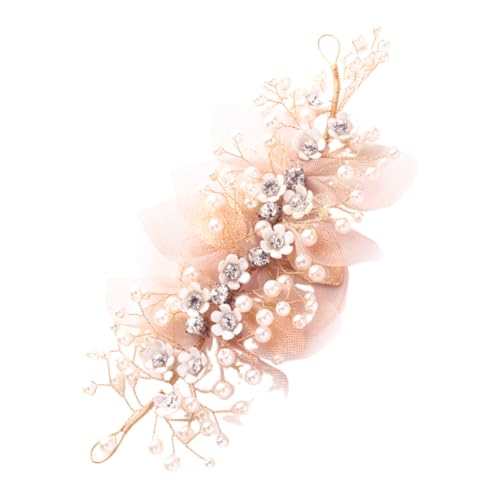 Supvox Braut Kopfschmuck Stirnband Aus Metall Und Kunststoff Für Hochzeit Strand Abschlussball Heimkehrerfeier Gartenempfang Jubiläum von Supvox