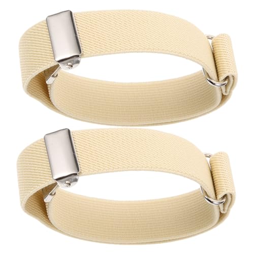Supvox Elastische Verstellbare Ärmelhalter für Damen und Herren Flexibler Armband Stil Geeignet für Verschiedene Armgrößen Modisches Accessoire für Business Büro Barkeeper und Formelle von Supvox