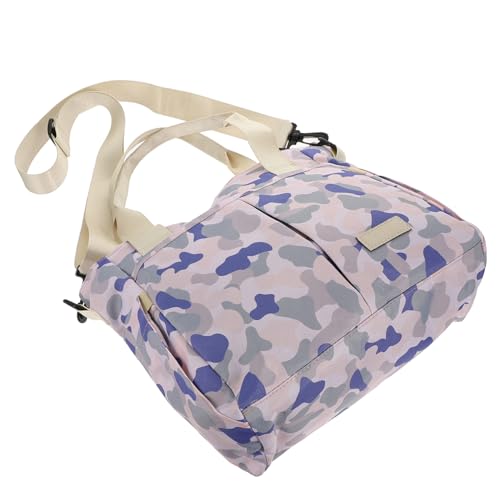 Supvox Große Wickeltasche aus Strapazierfähigem Nylon Wasserabweisend Vielseitige Babytasche für Shopping und Alltag mit Verstärkten Nähten und Mehreren Tragemöglichkeiten in Blau von Supvox