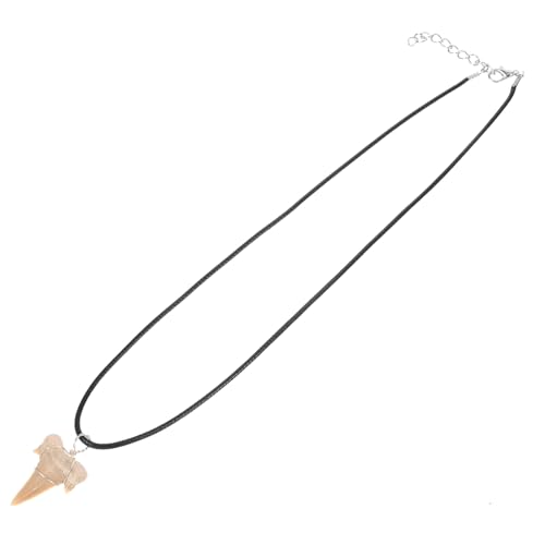 Supvox Haifischzahn Halskette Silber mit Handgefertigtem Anhänger Einzigartiger Schmuck für Frauen Retro Design Symbolisiert Stärke und Schutz für Freunde und Familie von Supvox