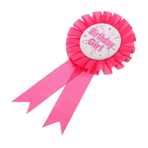 Supvox Happy Birthday Anstecknadel Feiertagsabzeichen aus Weißblech mit Ribbon Design für Geburtstagsfeiern Besondere Anlässe Vielseitige Dekoration Partyzubehör für Unvergessliche Feiern von Supvox