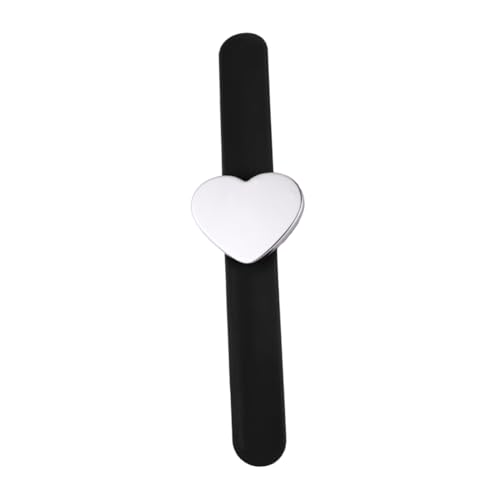 Supvox Herzförmiges Silikon Armband mit Magneten Verstellbarer Handgelenk Schmuck für Erwachsene Langlebig und Attraktiv als für Supvox Herzförmiges Silikon Armband mit Magneten Verstellbarer Handgelenk Schmuck für Erwachsene Langlebig und Attraktiv als für von Supvox