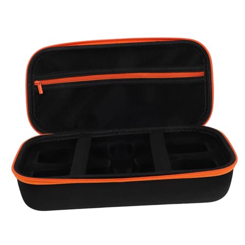 Supvox Kabellose Mikrofonhülle mit Stoßfestem Eva Schutz Kompakte Tragetasche für Zwei Mikrofon Systeme Robuster Reißverschluss Leichtes Audio Organizer für Outdoor Auftritte und Mobiles von Supvox
