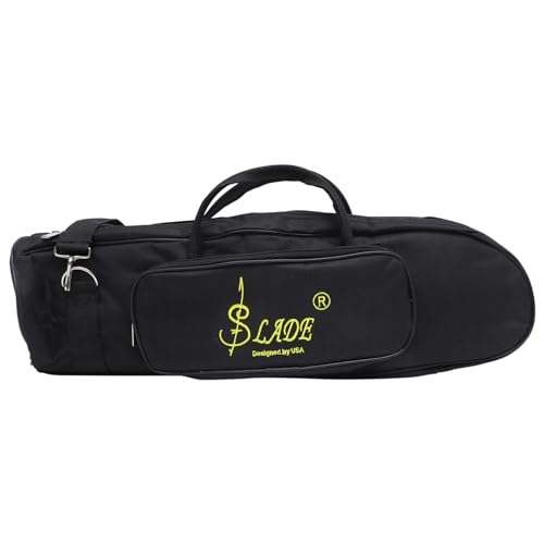 Supvox Kleine Musikinstrumententasche Trompetenkoffer Hart Weicher Trompetenkoffer Taschenorganisator Reise-Organizer-Taschen Tragerucksack Handheld Reisen Oxford-Stoff Aufbewahrungskiste von Supvox