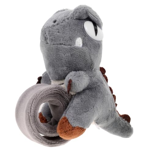 Supvox Kuscheliges Dinosaurier Schnapparmband mit Plüsch tiermotiv Bequemes Weiches Kinderarmband für Jungen und Mädchen Einfach Anzulegen Beliebtes Party von Supvox