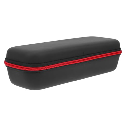 Supvox Mikrofon Aufbewahrungstasche Schwarz Leicht Kompakt Stoßfest Wasserabweisend mit Mesh innenfach für Kabel USB Ladekabel Kopfhörer Zubehör Organizer Tasche von Supvox