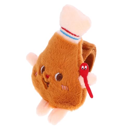 Supvox Plüsch Schnapparmband Hähnchenbein Design Wasserdichtes Slap Bracelet Party Mitgebsel für Kindergeburtstage Füllmaterial für Festlichkeiten Hochwertige Spielzeugarmbänder von Supvox