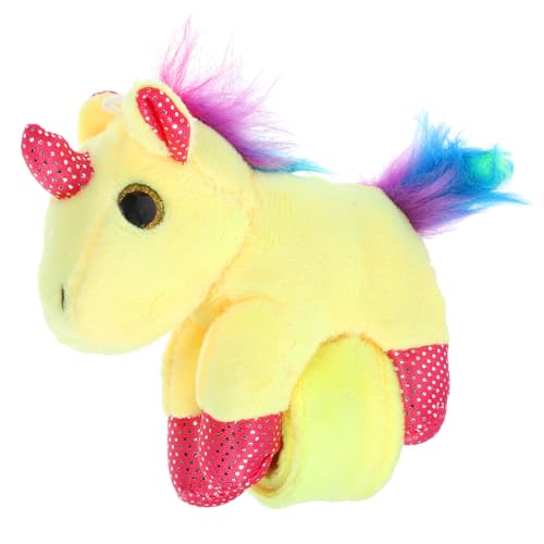 Supvox Plüschstofftier Slap Bracelet Kuscheliges Schnapparmband Tiermotiv Freundschaftsarmband Kindergeburtstag Mitgebsel Partyaccessoire Kompakt Leicht Sicher für Haut von Supvox