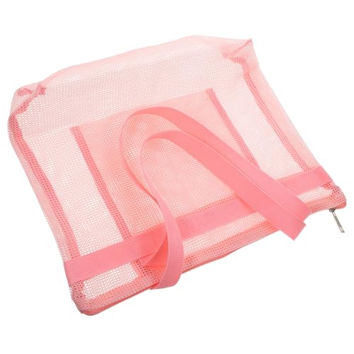 Supvox Strandtasche Damen Mesh Netz Badetasche Große Beach Bag mit Tragegriff für Reise Urlaub Schwimmen Trocken Nass Trennung Leicht und Robust von Supvox