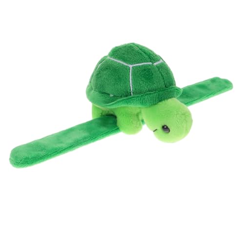 Supvox Tierförmiges Plüsch Schnapparmband Schildkröten Design Kuscheltier Armband für Kinderpartys Sicheres und Einfach zu Verwendendes als für Besondere Anlässe von Supvox