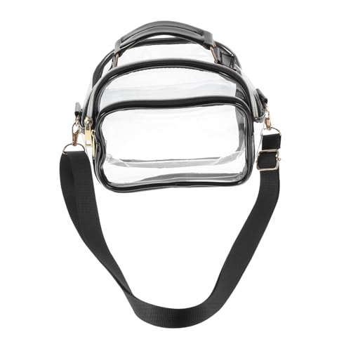 Supvox Transparente Damen Umhängetasche Kleine Crossbody Schultertasche aus PVC Leicht und Praktisch für Alltag Konzert und Reisen Geeignet Zufällige Farbe Zufällige Farbe von Supvox