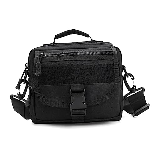 Supvox Kleine Unisex Outdoor Umhängetasche Aus Nylon Mit Verstellbarem Schultergurt Als Crossbody Messenger Bag Schwarz Für Reisen Und Sportaktivitäten von Supvox