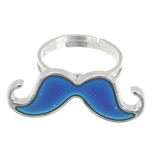 Supvox Verstellbare Stimmungsringe für Mädchen aus Zinklegierung Farbwechselnder Modeschmuck für Kindergeburtstag Party und Halloween Langlebig und Auffällig als von Supvox