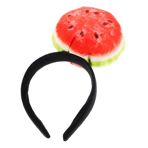 Supvox Wassermelonen Stirnband für Frauen und Mädchen Lustiges Sommer Accessoire für Partys Make Up und Live Streaming Kreatives und Haarschmuckstück für Fröhliche Anlässe von Supvox